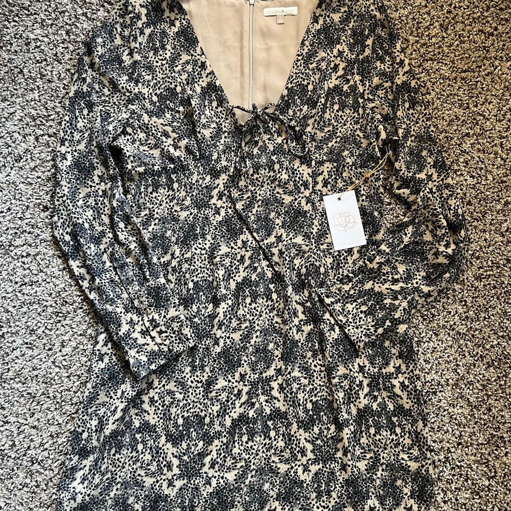 NWT Backyard Roses Floral Mini Dress - Picture 2 of 5